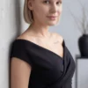 Kayık Yaka Balık Elbise